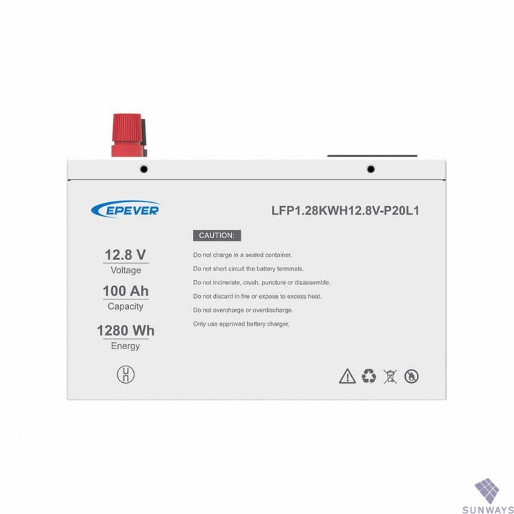 Аккумулятор EPEVER LFP1.28KWH12.8V-P20L1 купить в Ростове-На-Дону